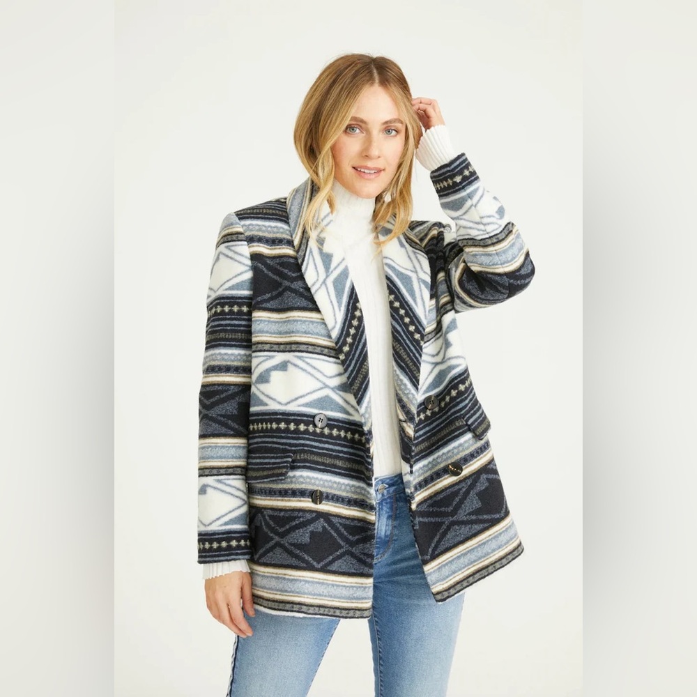 DRIFTWOOD Blanch Southwestern Print Blazer jacket